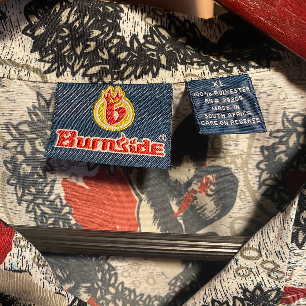 Burnside Hawaiian Button Down Short Sleeve Shirt … - image 2